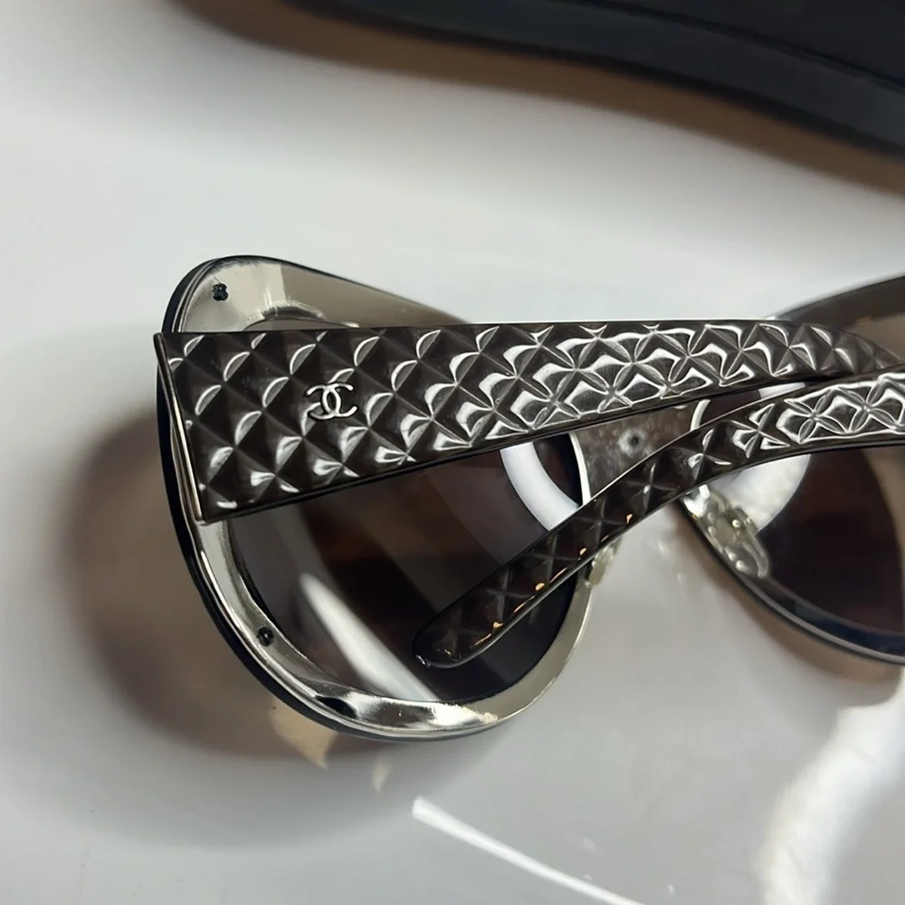 CHANEL Women's Brown Sunglasses